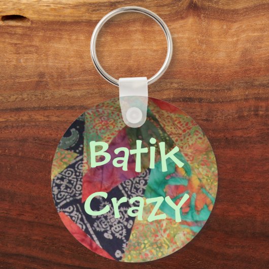 Batik Crazy Sleutelhanger (Voorkant)