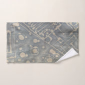 Batik Dye Blue Grey Cirho Bath Towel Set Bad Handdoek (Handdoek)