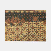 Batik Earthy Coffee Bean Elegant Rustic Rugged Deurmat (Voorkant)