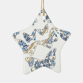 batik en vlinder nr . 4 keramisch ornament (Rechts)