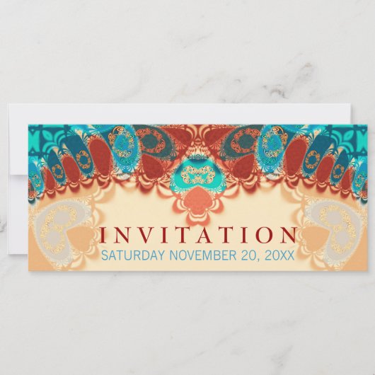 Batik Exotische Verjaardag / Speciale Gelegenheid Kaart (Voorkant)