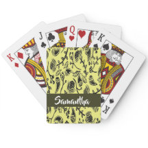 Batik floraalbruin patroon