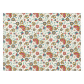 Batik Floral Boho Indonesische stijl Tafelkleed (Voorkant (Horizontaal))