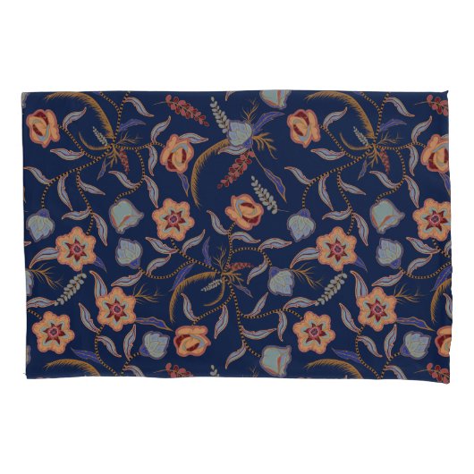 BATIK FLORAL BOTANICAL KUSSENSLOOP (Voorkant-Links)