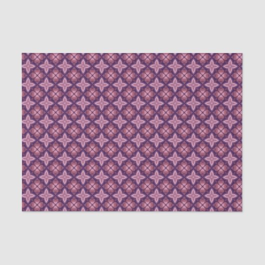Batik Geometric Pattern - Editable BG Color Tissuepapier (Voorkant)