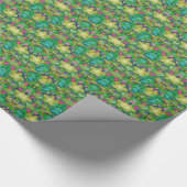 Batik Green Dreamweaver Designer — kunstartikel Cadeaupapier (Hoek)