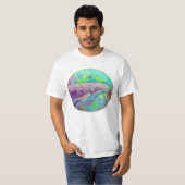 Batik Humpback Whale Art T-shirt (Voorkant volledig)