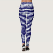 Batik Indigo Style Stripes Leggings (Achterkant)