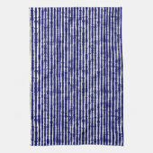 Batik Indigo Style Stripes Theedoek (Verticaal)