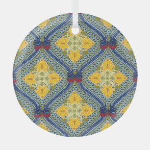 Batik Indonesische Wax-Resist verftechniek Glas Ornament