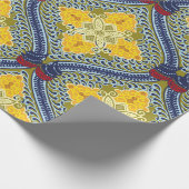 Batik Indonsian: is een techniek van wasweerstands Cadeaupapier (Hoek)