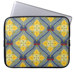 Batik Indonsian: is een techniek van wasweerstands Laptop Sleeve
