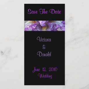 Batik Iris Save The Date Foto Kaarten