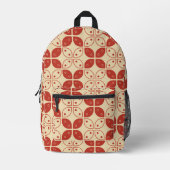 Batik Kawung, Indonesisch patroon, Javaans, etnisc Bedrukte Rugzak (Voorkant)