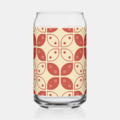 Batik Kawung, Indonesisch patroon, Javaans, etnisc Blikvorm Glas (Voorkant)