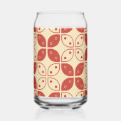 Batik Kawung, Indonesisch patroon, Javaans, etnisc Blikvorm Glas (Links)