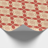 Batik Kawung, Indonesisch patroon, Javaans, etnisc Cadeaupapier (Hoek)