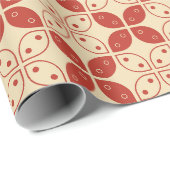 Batik Kawung, Indonesisch patroon, Javaans, etnisc Cadeaupapier (Rol Hoek)