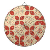 Batik Kawung, Indonesisch patroon, Javaans, etnisc Dartbord (Voorkant)