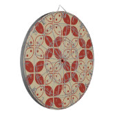 Batik Kawung, Indonesisch patroon, Javaans, etnisc Dartbord (Voorkant Links)