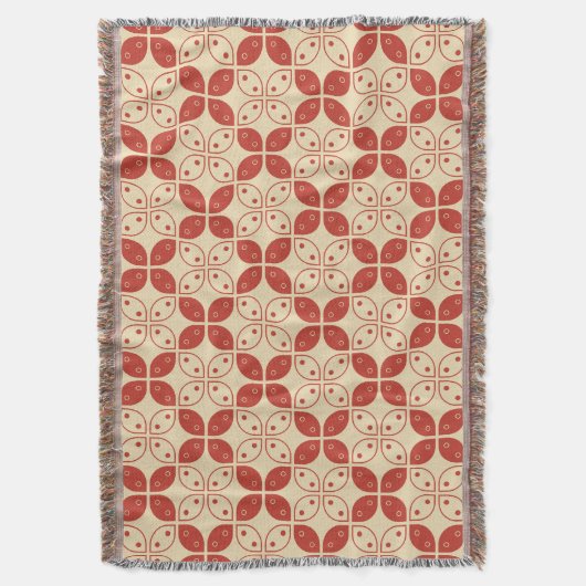 Batik Kawung, Indonesisch patroon, Javaans, etnisc Deken (Voorkant Verticaal)