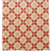 Batik Kawung, Indonesisch patroon, Javaans, Etnisc Douchegordijn (Voorkant)