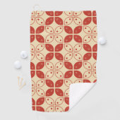 Batik Kawung, Indonesisch patroon, Javaans, Etnisc Golfhanddoek (Insitu)