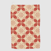 Batik Kawung, Indonesisch patroon, Javaans, Etnisc Golfhanddoek (Voorkant)