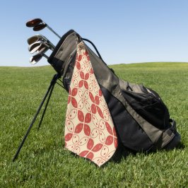 Batik Kawung, Indonesisch patroon, Javaans, Etnisc Golfhanddoek