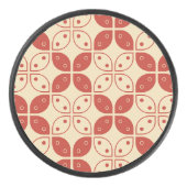 Batik Kawung, Indonesisch patroon, Javaans, Etnisc Hockey Puck (Voorkant)