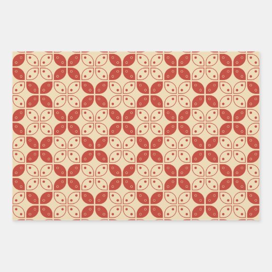 Batik Kawung, Indonesisch patroon, Javaans, etnisc Inpakpapier Vel (Voorkant)