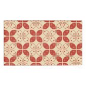 Batik Kawung, Indonesisch patroon, Javaans, etnisc Naambadge (Voorkant)