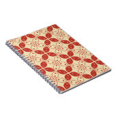 Batik Kawung, Indonesisch patroon, Javaans, Etnisc Notitieboek (Rechterzijde)