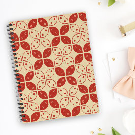 Batik Kawung, Indonesisch patroon, Javaans, Etnisc Notitieboek