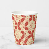 Batik Kawung, Indonesisch patroon, Javaans, etnisc Papieren Bekers (Rechts)