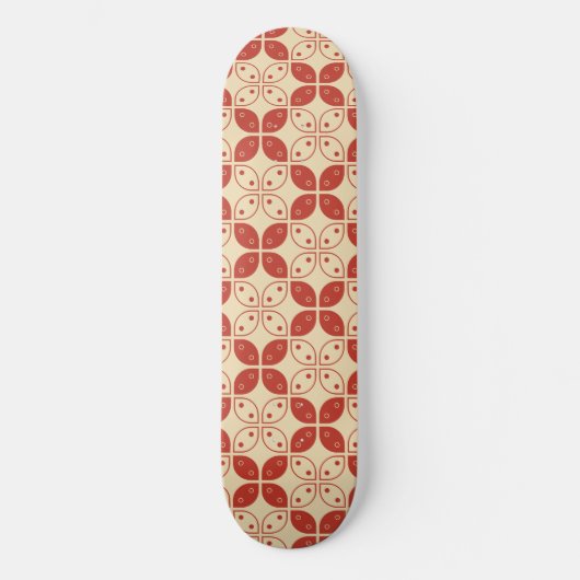 Batik Kawung, Indonesisch patroon, Javaans, etnisc Persoonlijk Skateboard (Voorkant)