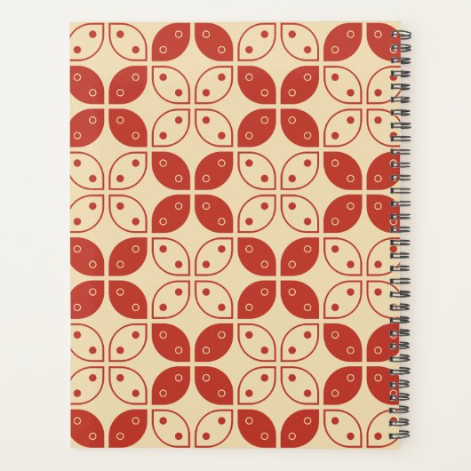 Batik Kawung, Indonesisch patroon, Javaans, etnisc Planner (Achterkant)