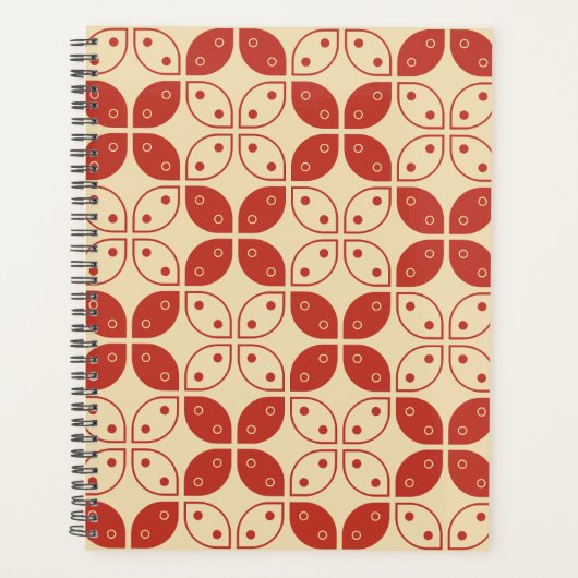 Batik Kawung, Indonesisch patroon, Javaans, etnisc Planner (Voorkant)