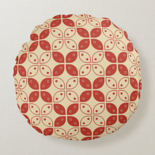 Batik Kawung, Indonesisch patroon, Javaans, etnisc Rond Kussen