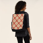 Batik Kawung, Indonesisch patroon, Javaans, Etnisc Rugtassen<br><div class="desc">Elegant, stijlvol en gesofisticeerd batik kawung patroon in rode en bruine kleur. Modern en trendy cadeau, perfect voor de Indonesië-liefhebber in je leven.</div>