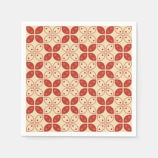 Batik Kawung, Indonesisch patroon, Javaans, etnisc Servet (Voorkant)