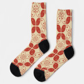 Batik Kawung, Indonesisch patroon, Javaans, Etnisc Sokken (Links)