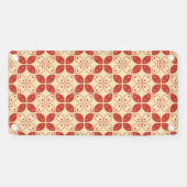 Batik Kawung, Indonesisch patroon, Javaans, Etnisc Spandoek (Horizontaal)