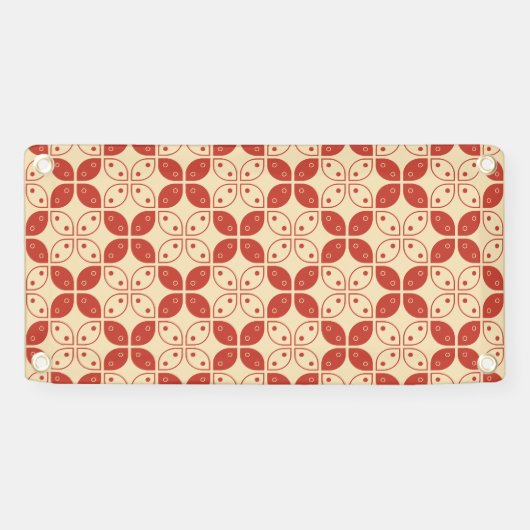 Batik Kawung, Indonesisch patroon, Javaans, Etnisc Spandoek (Horizontaal)
