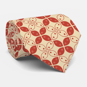 Batik Kawung, Indonesisch patroon, Javaans, etnisc Stropdas