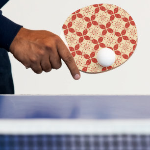 Batik Kawung, Indonesisch patroon, Javaans, etnisc Tafeltennisbatje