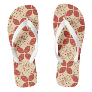 Batik Kawung, Indonesisch patroon, Javaans, Etnisc Teenslippers
