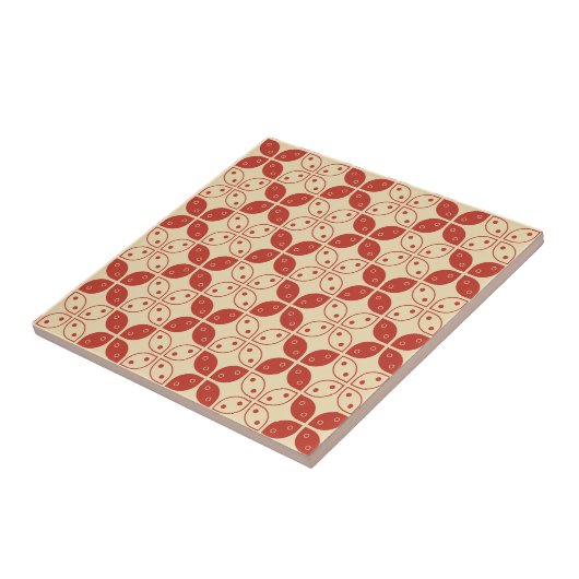 Batik Kawung, Indonesisch patroon, Javaans, etnisc Tegeltje (Zijkant)