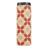 Batik Kawung, Indonesisch patroon, Javaans, etnisc Thermosbeker (Achterkant)