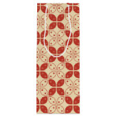 Batik Kawung, Indonesisch patroon, Javaans, Etnisc Wijn Cadeautas (Achterkant)